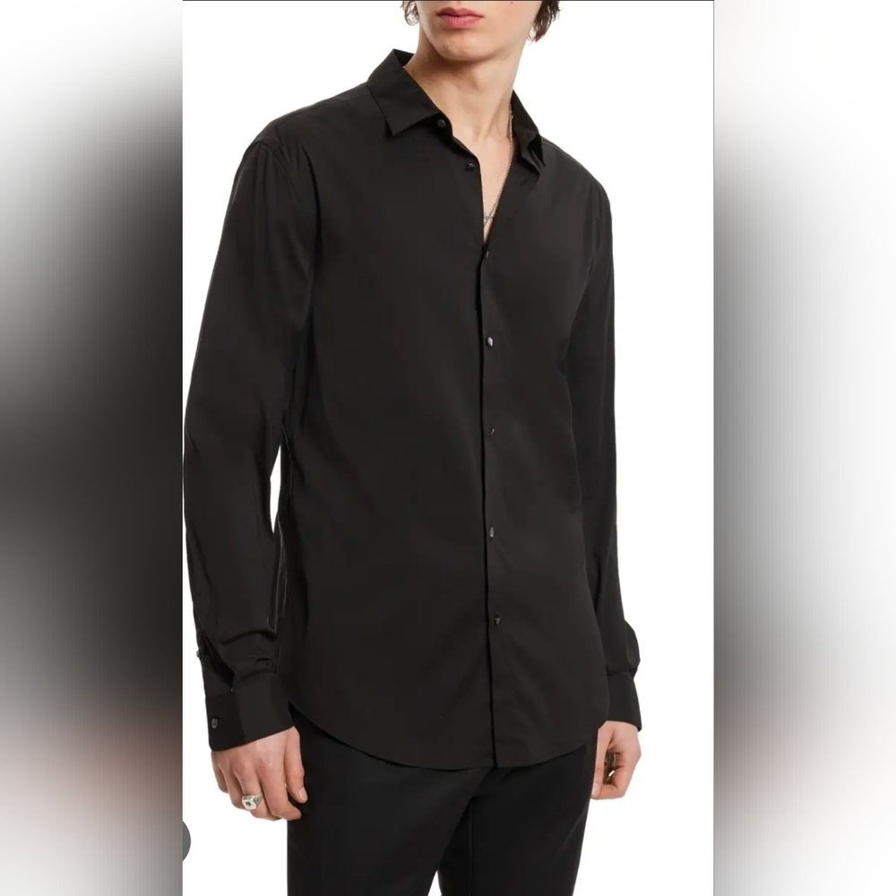 JOHN VARVATOS Slim Fit Button-down Dress Shirt Sz 16.5 32/33